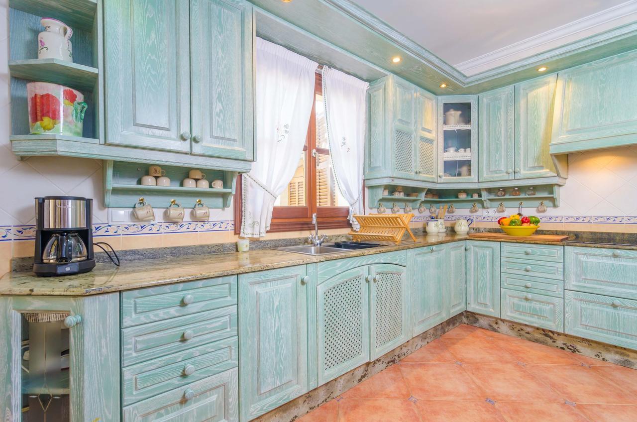 Ses Covetes Villa Petra  Bagian luar foto
