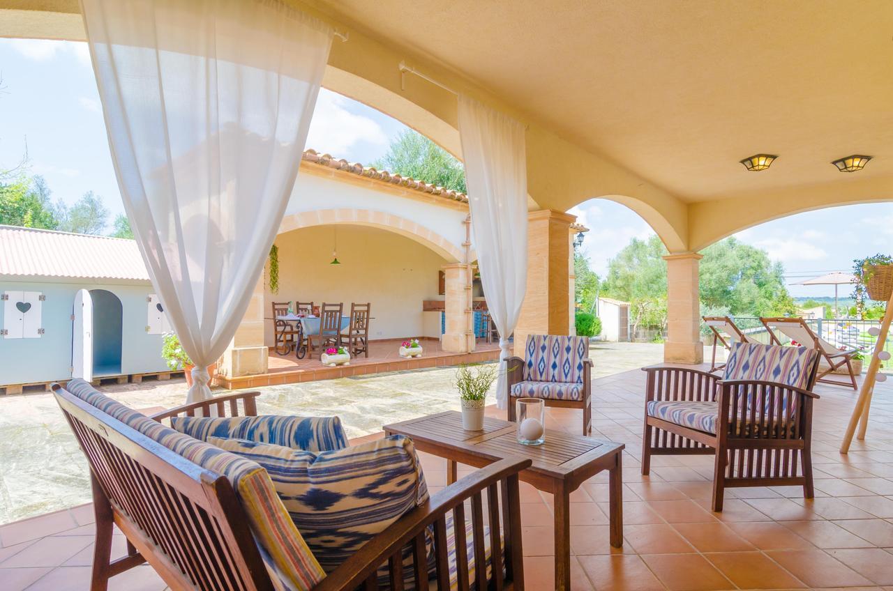 Ses Covetes Villa Petra  Bagian luar foto